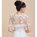 Robe de mariée en mariée blanche, robe de mariée, lacet appliqueslace châle